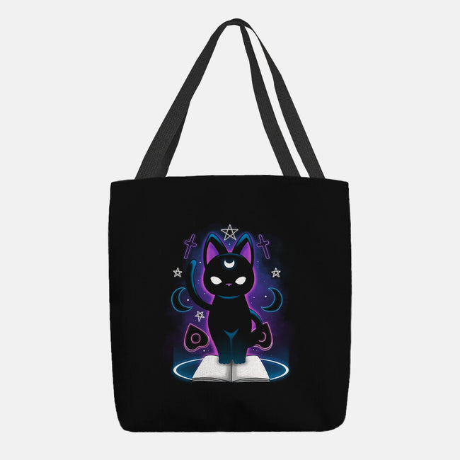 Gothic Cat-none basic tote bag-Vallina84