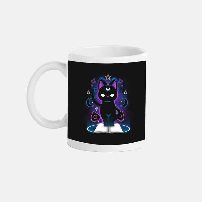 Gothic Cat-none glossy mug-Vallina84
