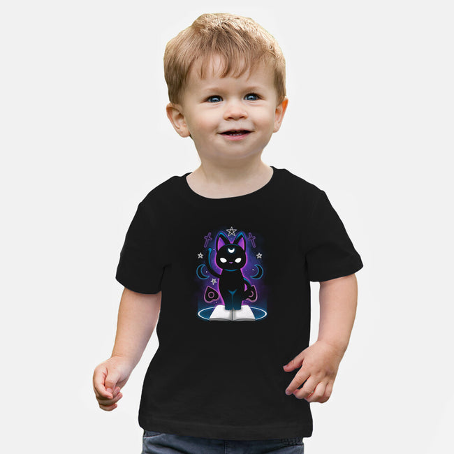 Gothic Cat-baby basic tee-Vallina84