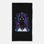 Gothic Cat-none beach towel-Vallina84