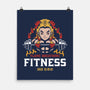 Flame Breathing Fitness-none matte poster-Logozaste