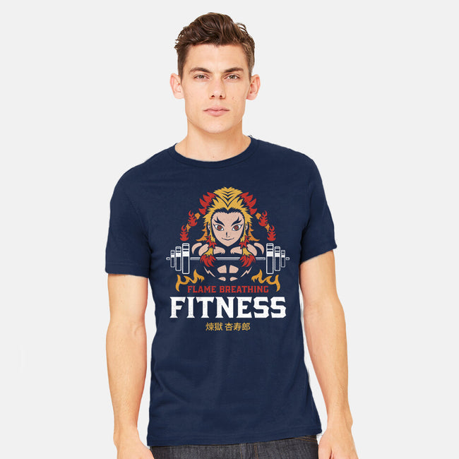 Flame Breathing Fitness-mens heavyweight tee-Logozaste