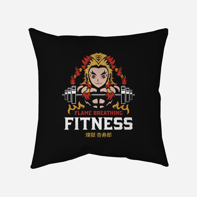 Flame Breathing Fitness-none removable cover throw pillow-Logozaste