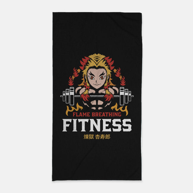 Flame Breathing Fitness-none beach towel-Logozaste