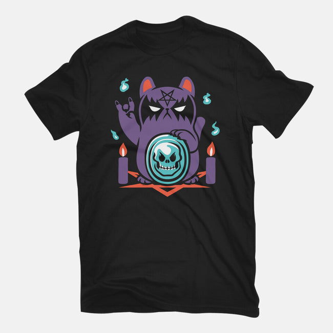 Bad Luck Cat-unisex basic tee-tobefonseca