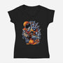 Pirate King-womens v-neck tee-Badbone Collections