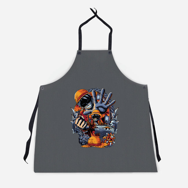 Pirate King-unisex kitchen apron-Badbone Collections