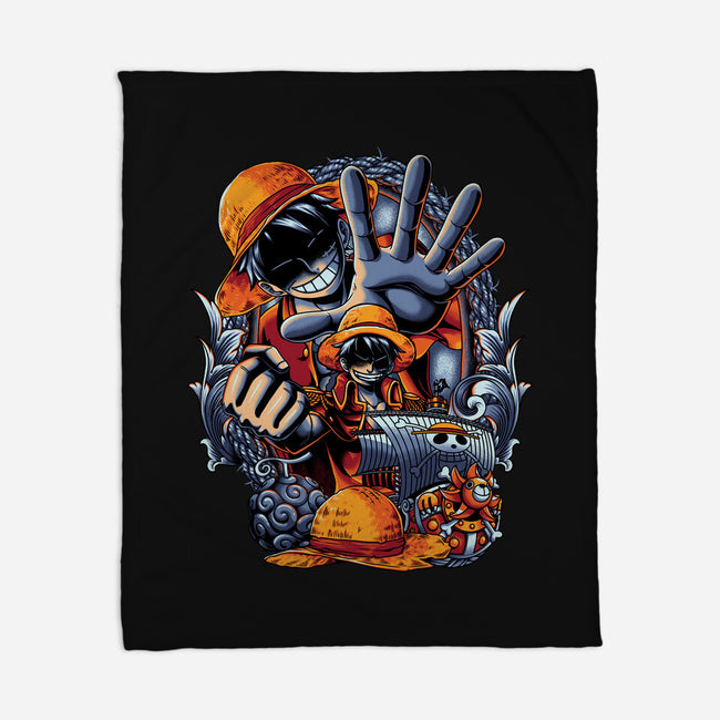 Pirate King-none fleece blanket-Badbone Collections