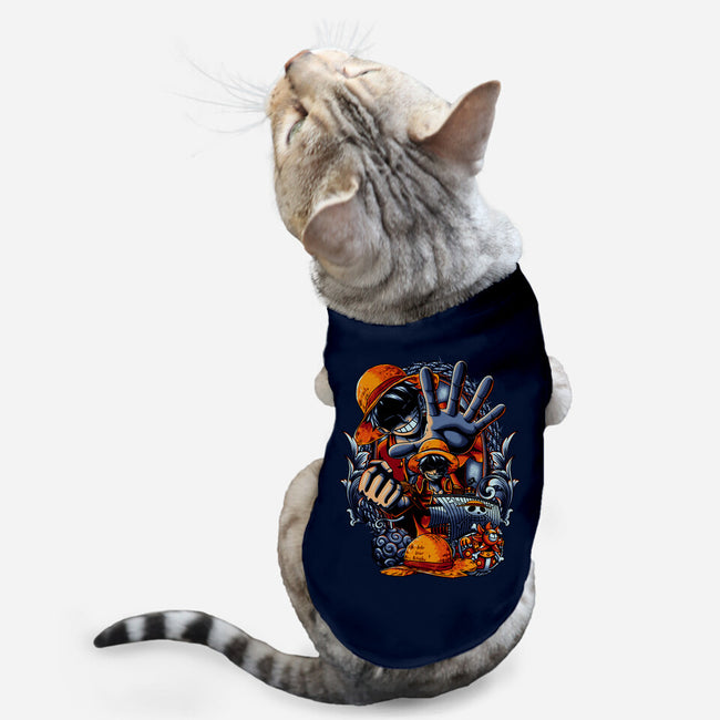 Pirate King-cat basic pet tank-Badbone Collections