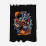 Pirate King-none polyester shower curtain-Badbone Collections