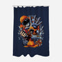 Pirate King-none polyester shower curtain-Badbone Collections