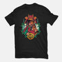 Inner Samurai Tiger-womens fitted tee-Bruno Mota