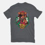 Inner Samurai Tiger-womens fitted tee-Bruno Mota