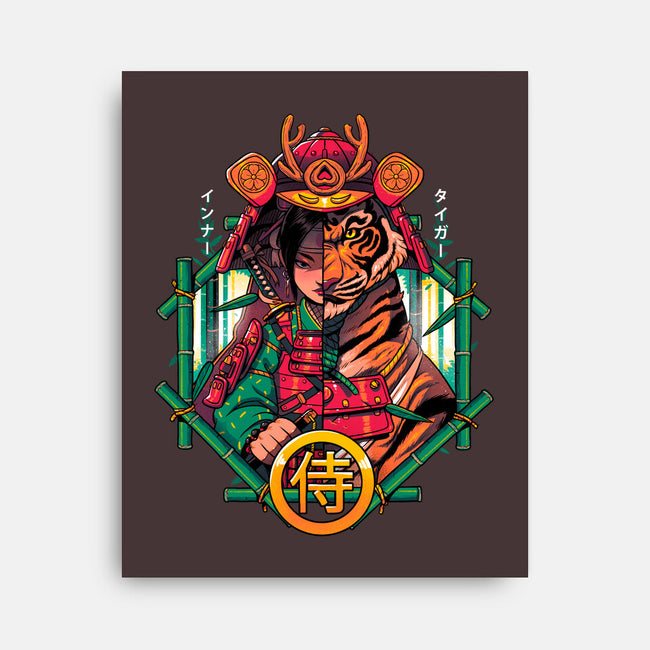 Inner Samurai Tiger-none stretched canvas-Bruno Mota