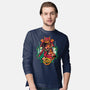 Inner Samurai Tiger-mens long sleeved tee-Bruno Mota