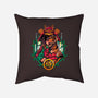 Inner Samurai Tiger-none removable cover throw pillow-Bruno Mota