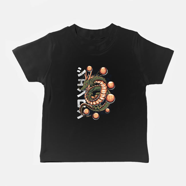 The Dragon God-baby basic tee-Knegosfield