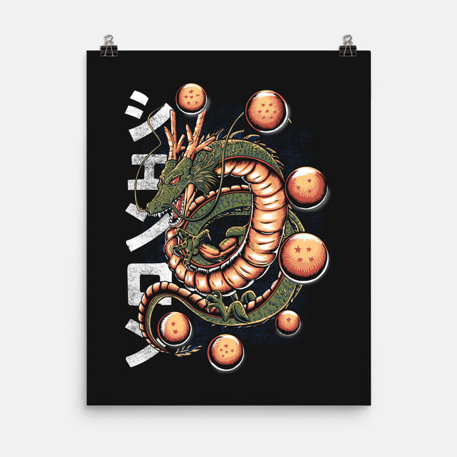 The Dragon God-none matte poster-Knegosfield