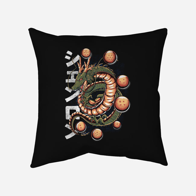 The Dragon God-none removable cover throw pillow-Knegosfield