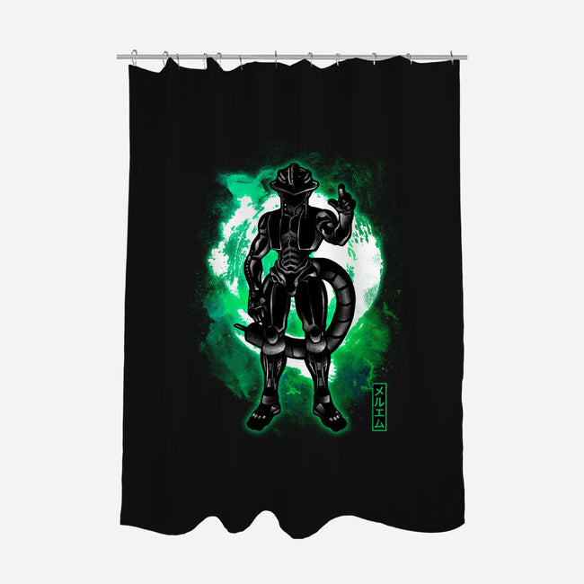 Cosmic Ant King-none polyester shower curtain-fanfreak1