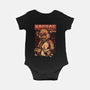Psycho Teddy Horror Series-baby basic onesie-Slikfreakdesign