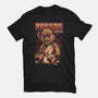 Psycho Teddy Horror Series-womens fitted tee-Slikfreakdesign