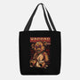 Psycho Teddy Horror Series-none basic tote bag-Slikfreakdesign