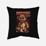 Psycho Teddy Horror Series-none removable cover w insert throw pillow-Slikfreakdesign