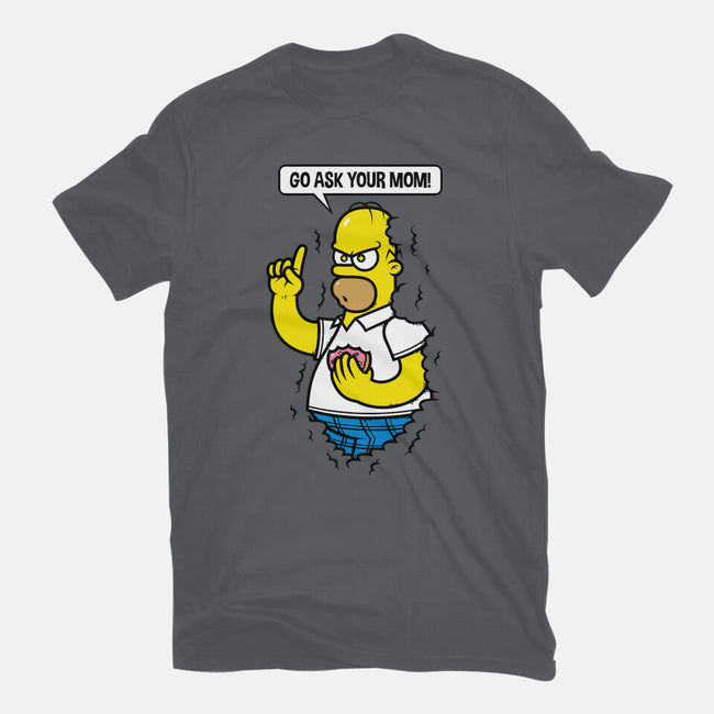 Go Ask Your Mom-womens fitted tee-krisren28