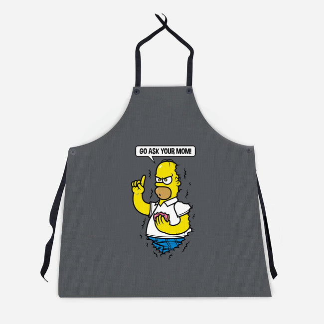 Go Ask Your Mom-unisex kitchen apron-krisren28