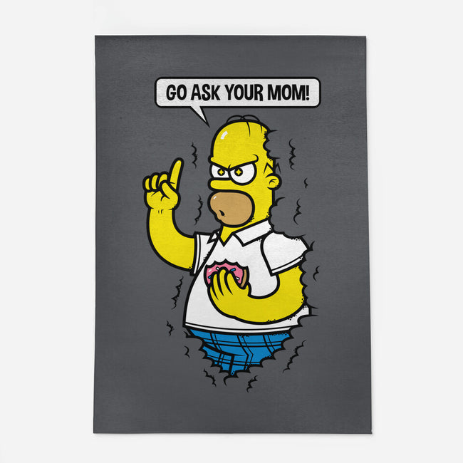 Go Ask Your Mom-none outdoor rug-krisren28