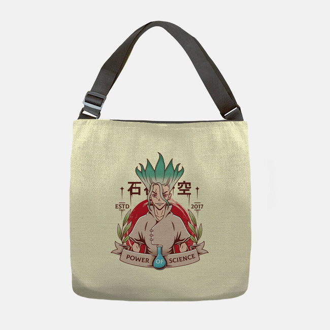 The Power Of Science-none adjustable tote bag-Alundrart