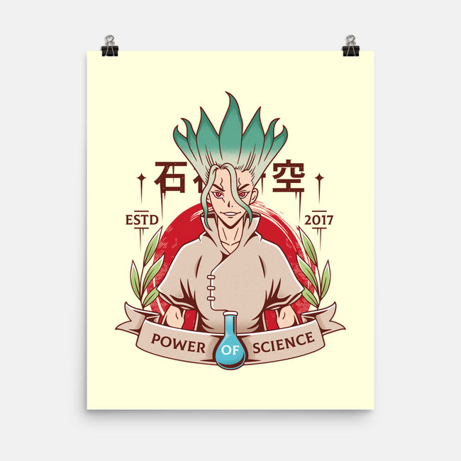 The Power Of Science-none matte poster-Alundrart