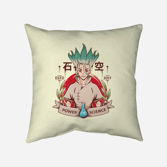 The Power Of Science-none removable cover w insert throw pillow-Alundrart