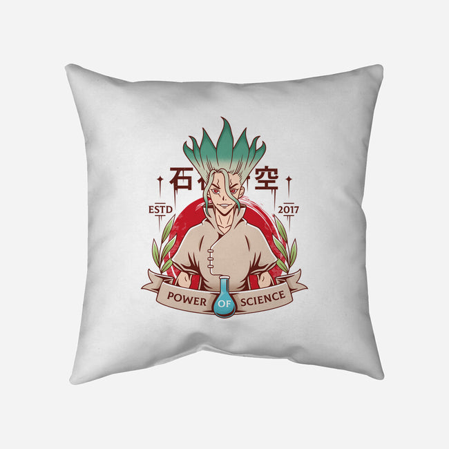 The Power Of Science-none removable cover w insert throw pillow-Alundrart