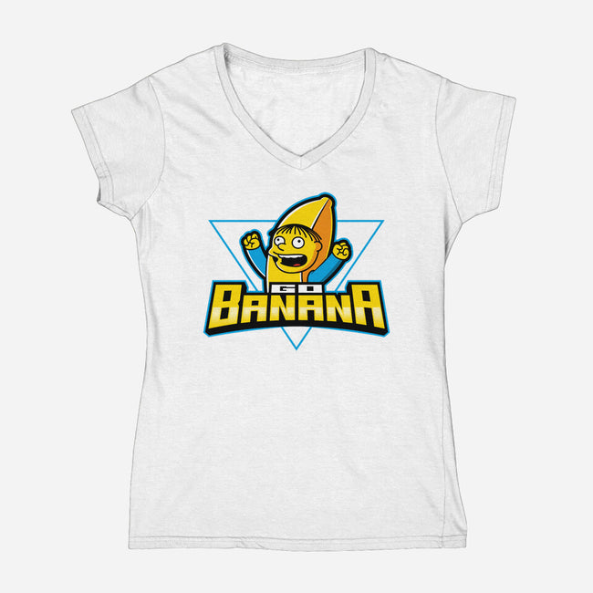 Go Banana-womens v-neck tee-se7te
