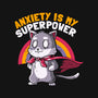Anxiety Is My Superpower-none removable cover w insert throw pillow-koalastudio