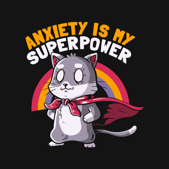 Anxiety Is My Superpower-none polyester shower curtain-koalastudio