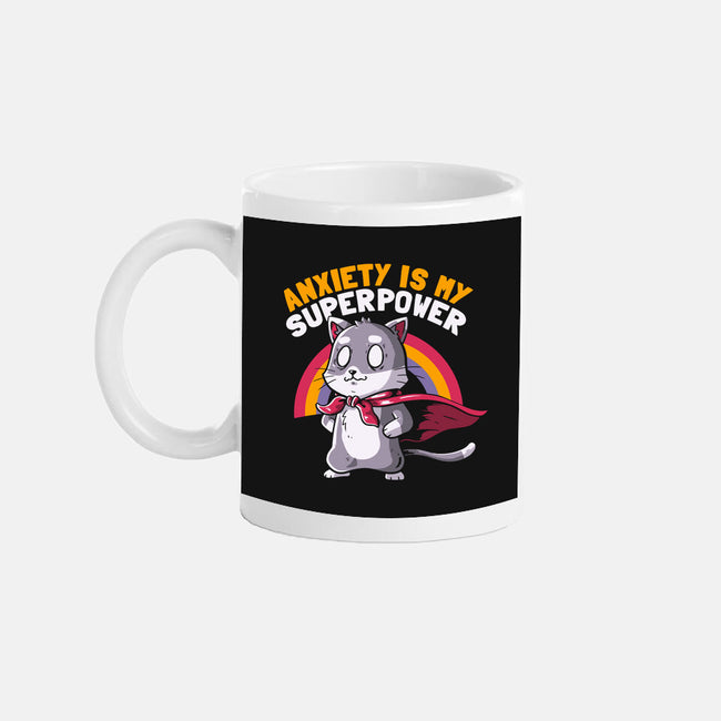 Anxiety Is My Superpower-none glossy mug-koalastudio