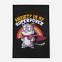 Anxiety Is My Superpower-none indoor rug-koalastudio