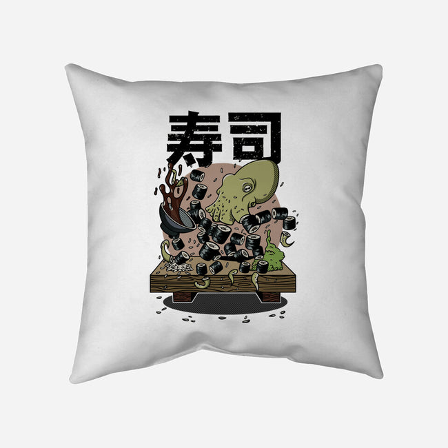 Tako Octopus Sushi-none removable cover w insert throw pillow-rondes