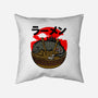 Monster Kaiju Ramen-none removable cover throw pillow-rondes