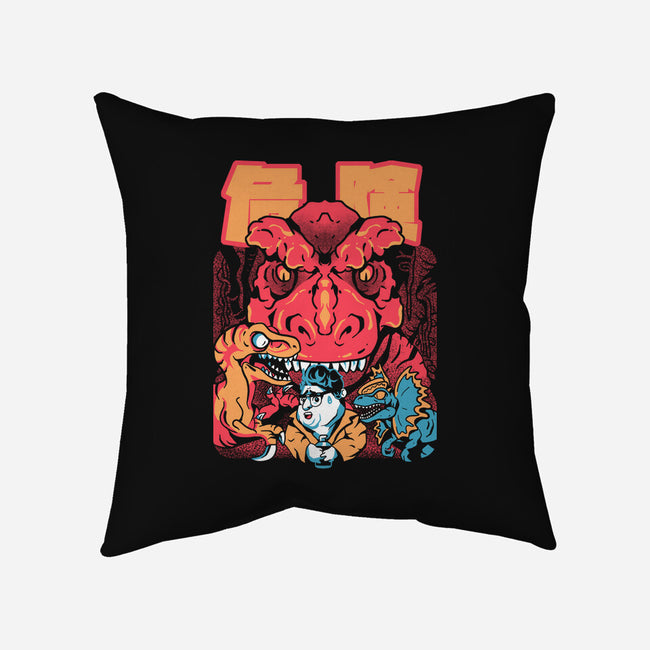 Dennis Is In Trouble-none removable cover throw pillow-Sketchdemao