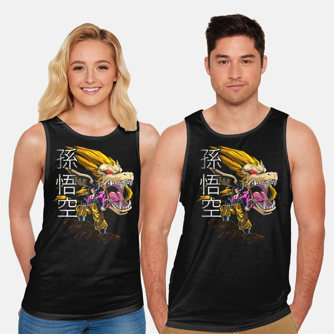 Super Saiyan Transformation-unisex basic tank-Diego Oliver