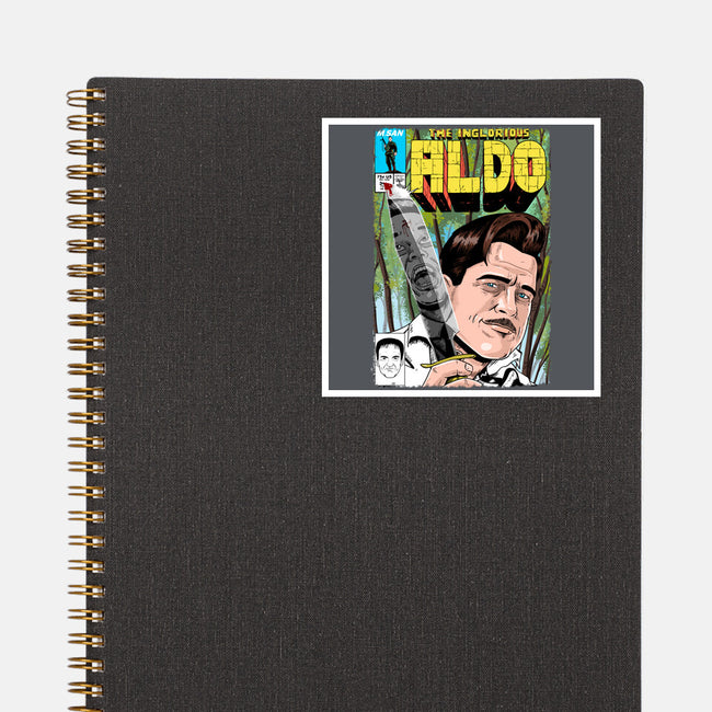 The Inglorious Aldo-none glossy sticker-MarianoSan