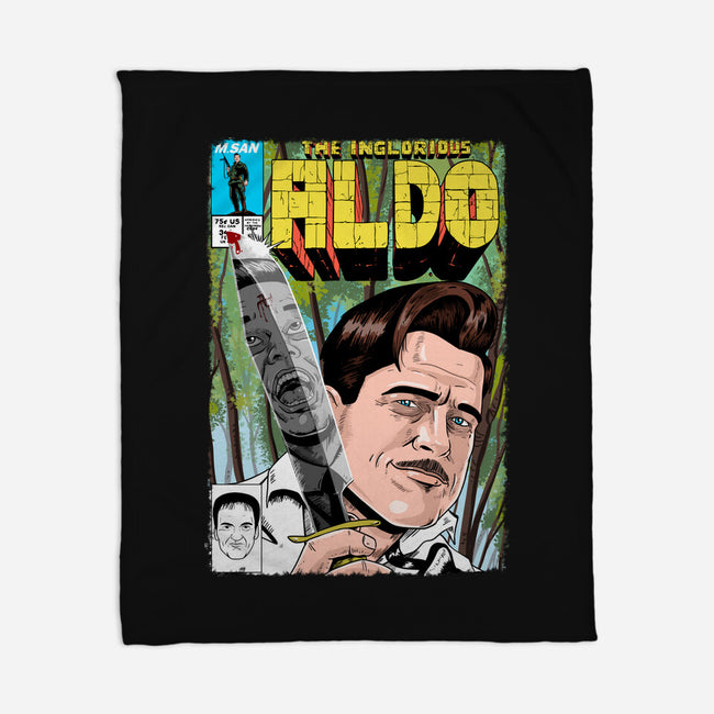 The Inglorious Aldo-none fleece blanket-MarianoSan