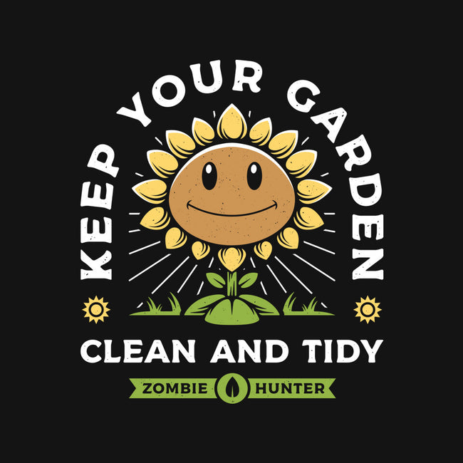 Keep Your Garden Clean-none stretched canvas-Alundrart