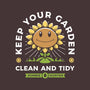 Keep Your Garden Clean-none beach towel-Alundrart
