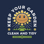 Keep Your Garden Clean-none stretched canvas-Alundrart