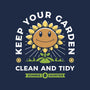 Keep Your Garden Clean-none removable cover w insert throw pillow-Alundrart